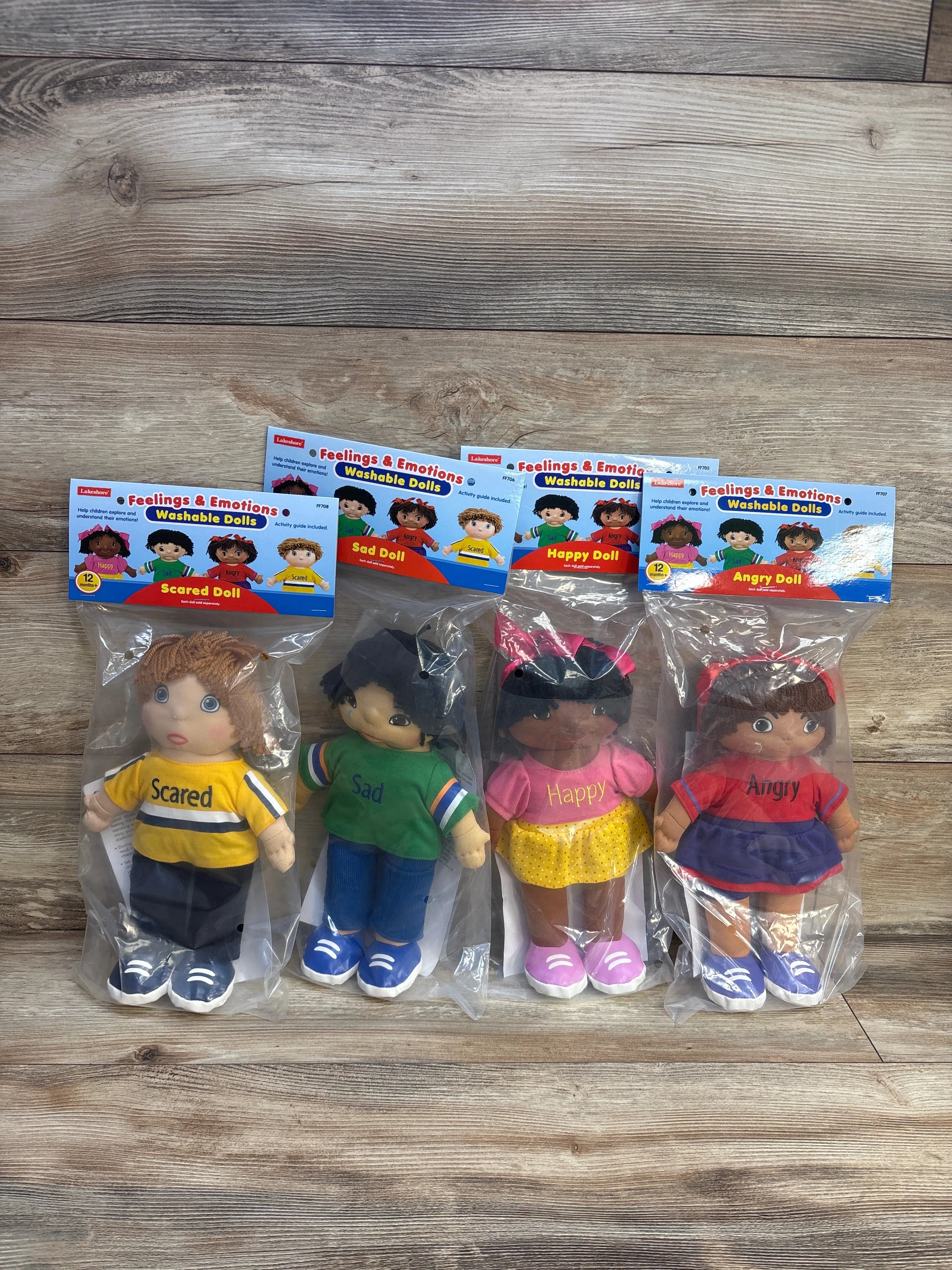NEW Lakeshore Feelings & Emotions Washable Dolls