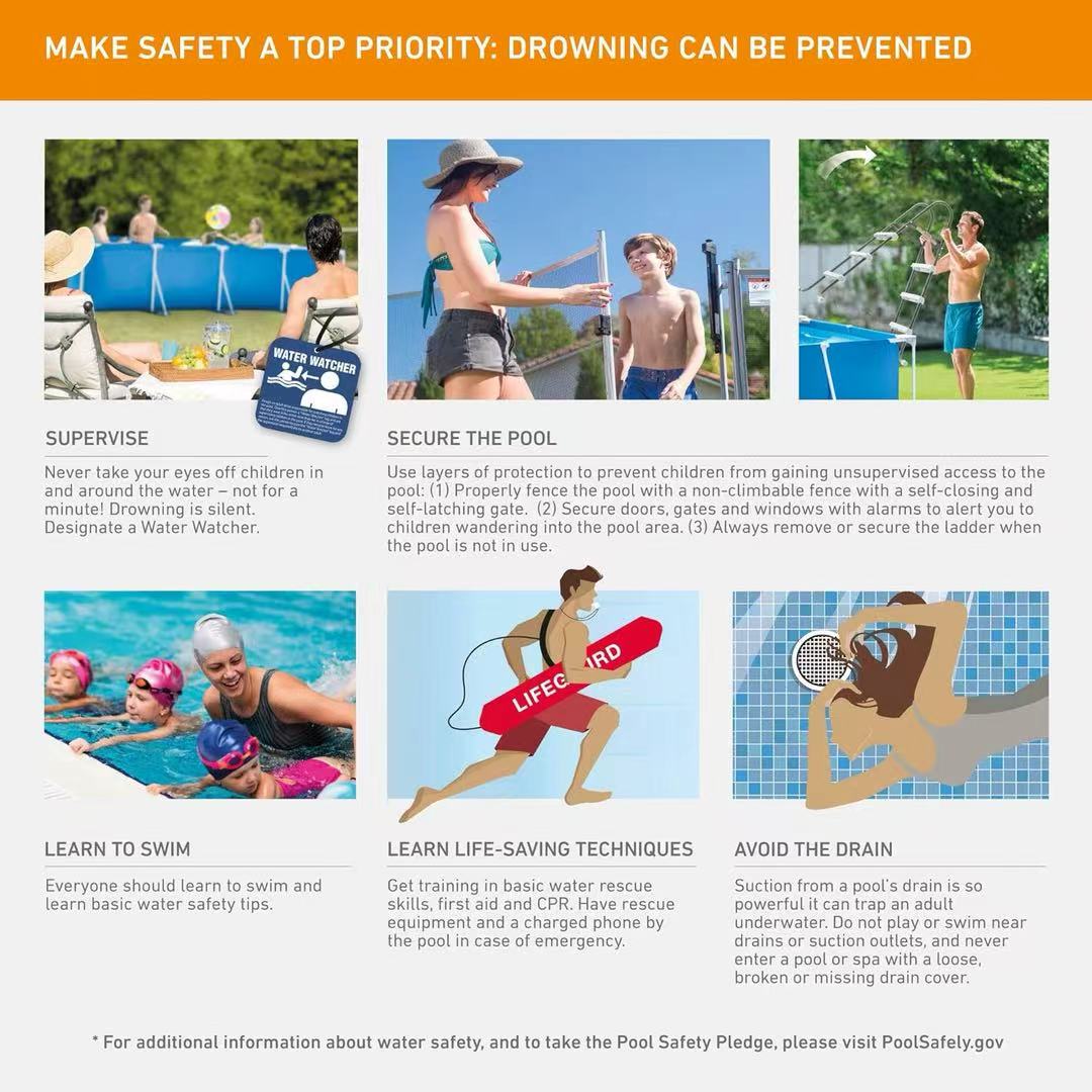 ☀️ FLASH SALE! Rectangular Frame Pool w/ Quick Drain 💦 - 15% OFF + FREE Pool Kit! 🚚 Fast US/UK/CA/AU Shipping