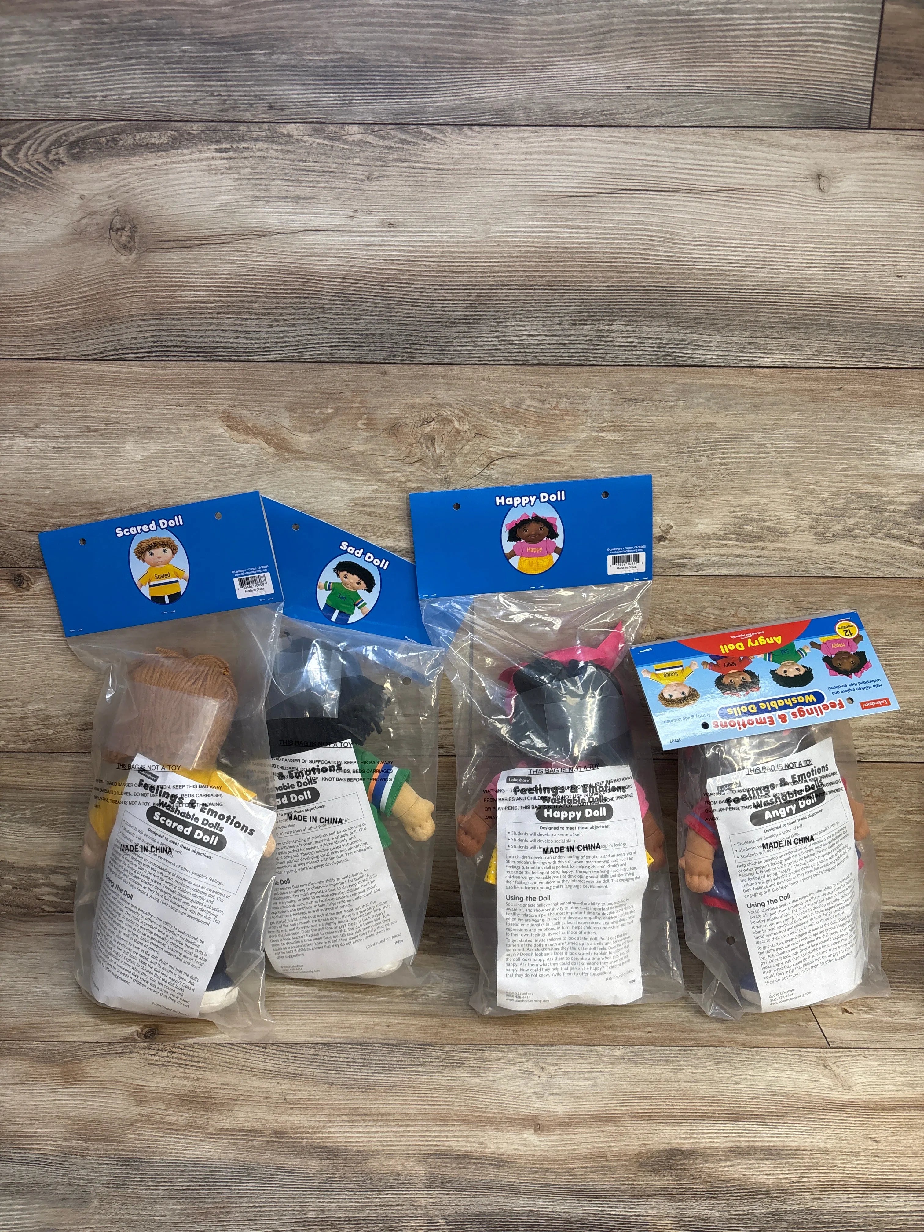 NEW Lakeshore Feelings & Emotions Washable Dolls