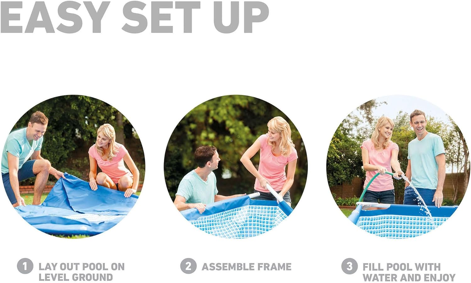 ☀️ FLASH SALE! Rectangular Frame Pool w/ Quick Drain 💦 - 15% OFF + FREE Pool Kit! 🚚 Fast US/UK/CA/AU Shipping
