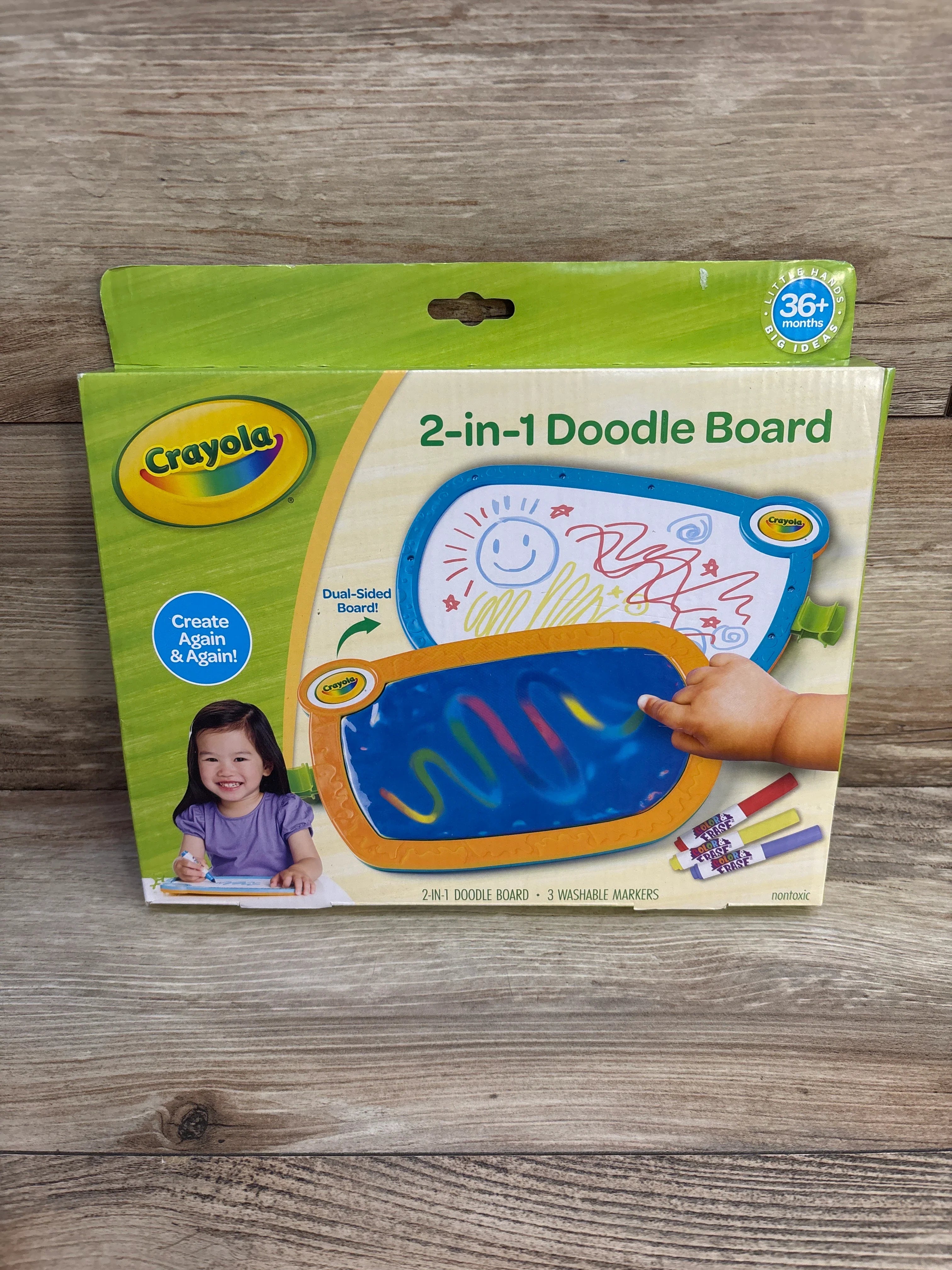NEW Crayola Stage 2 Double Doodle Board
