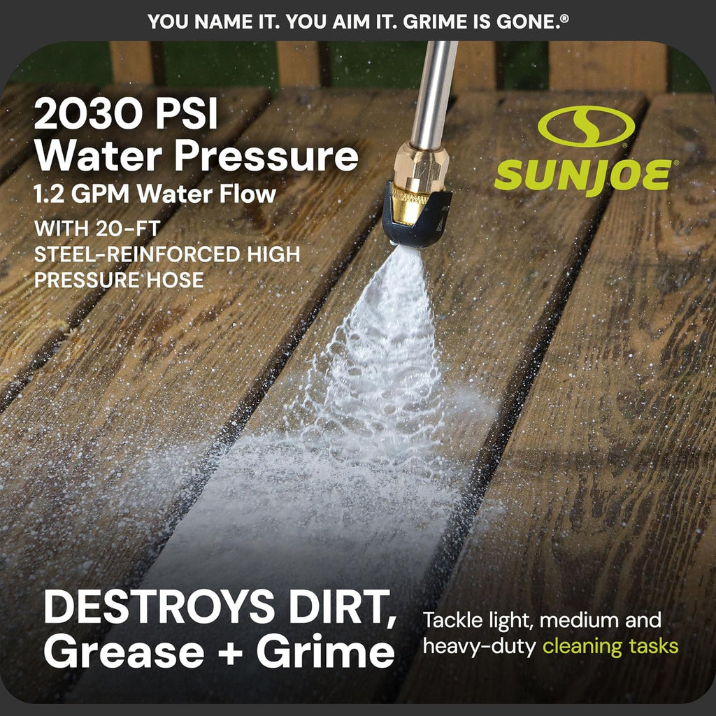 ⚡ FLASH SALE: 2030PSI Electric Pressure Washer - Dual Soap Tanks + 35ft GFCI Cord | FREE Detergent Kit 🎁 $30 OFF!