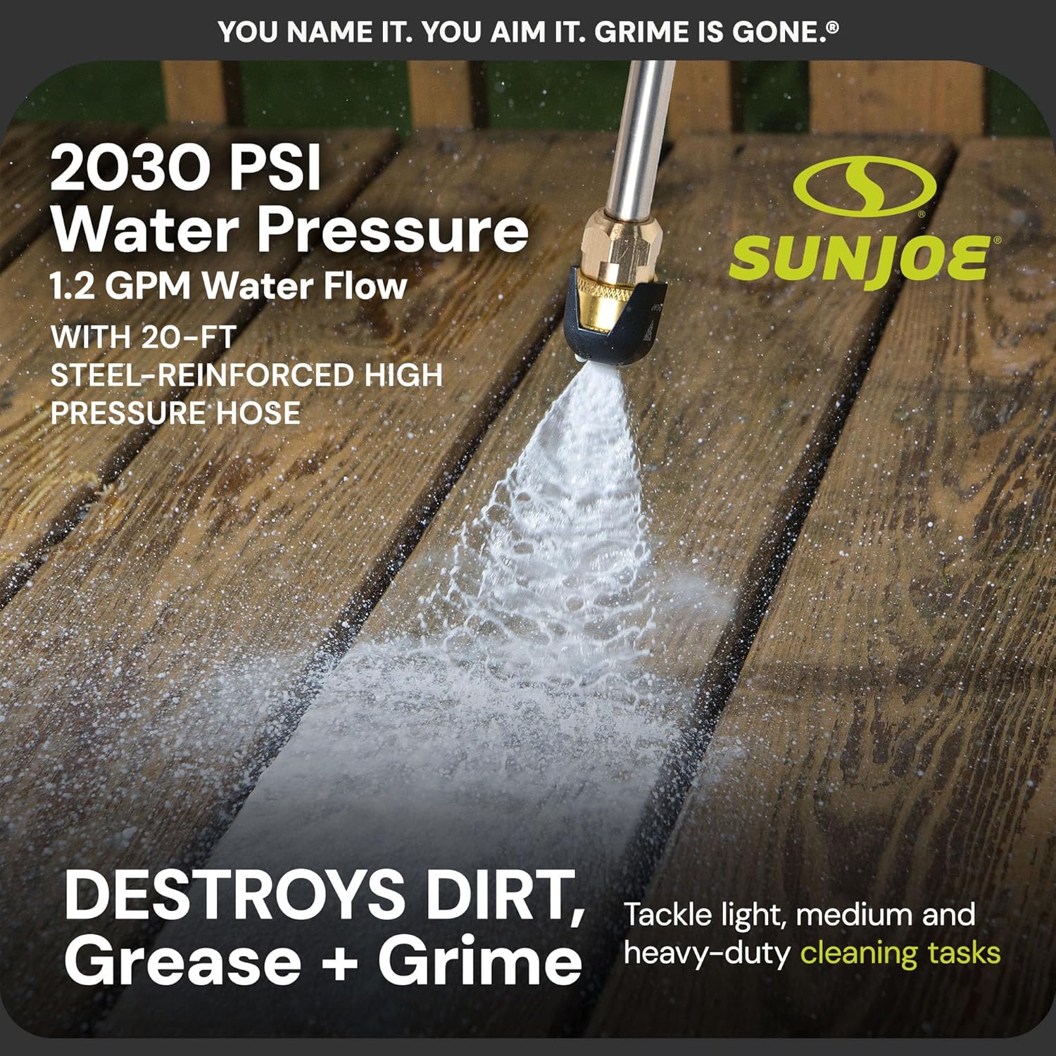 ⚡ FLASH SALE: 2030PSI Electric Pressure Washer - Dual Soap Tanks + 35ft GFCI Cord | FREE Detergent Kit 🎁 $30 OFF!