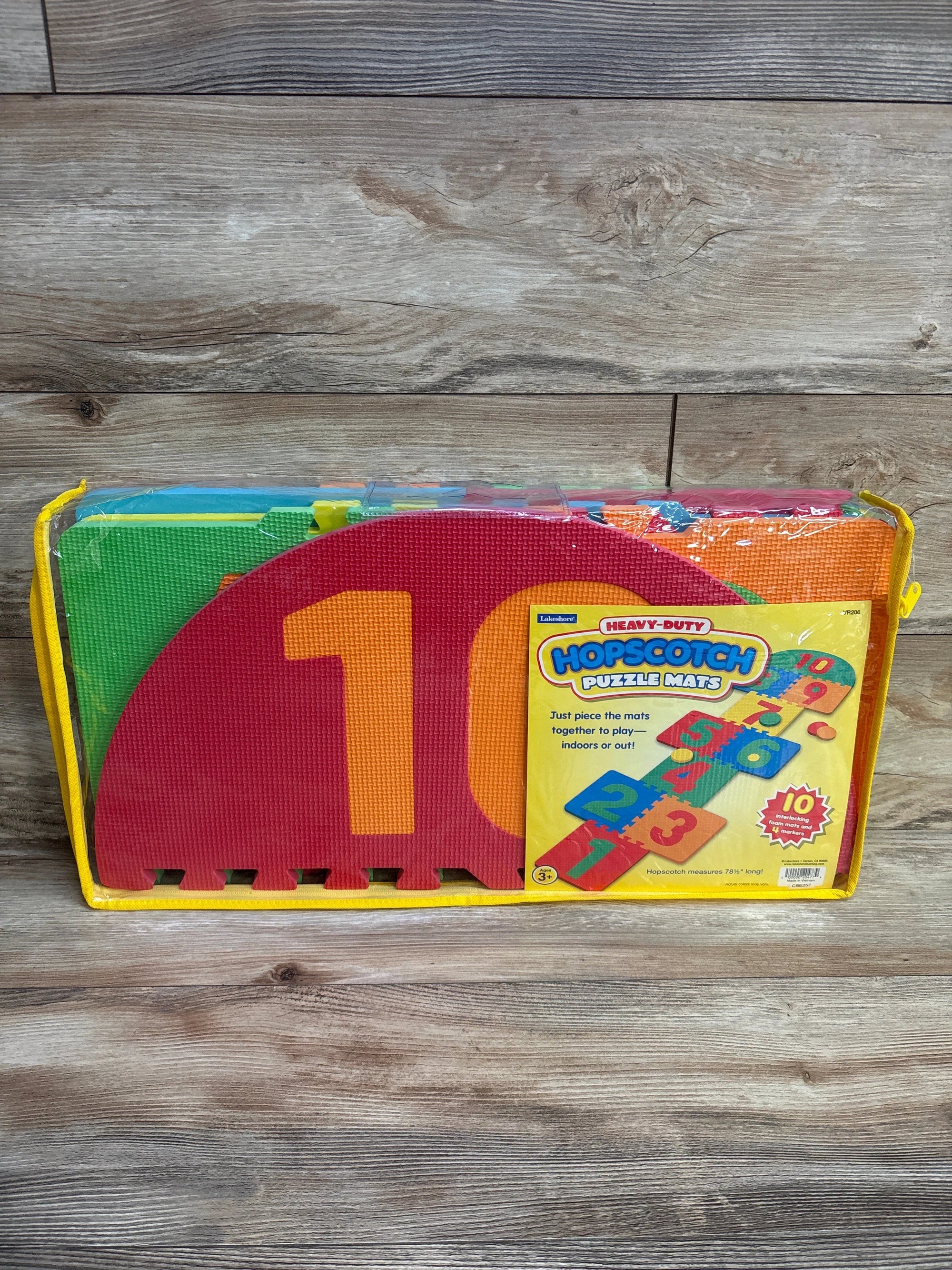 NEW Lakeshore Heavy-Duty Hopscotch Puzzle Mats